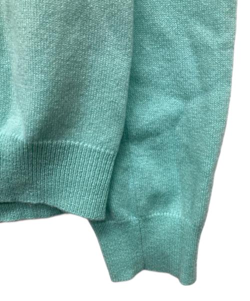 DRAWER（ドゥロワー）Drawer (ドゥロワー) カシミヤカーディガン ブルー サイズ:2の古着・服飾アイテム