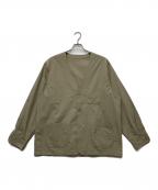 BURLAP OUTFITTERバーラップアウトフィッター）の古着「PEN JACKET LW/NT-1235」｜ベージュ