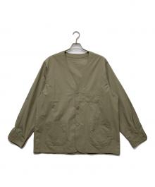 BURLAP OUTFITTER（バーラップアウトフィッター）の古着「PEN JACKET LW/NT-1235」｜ベージュ