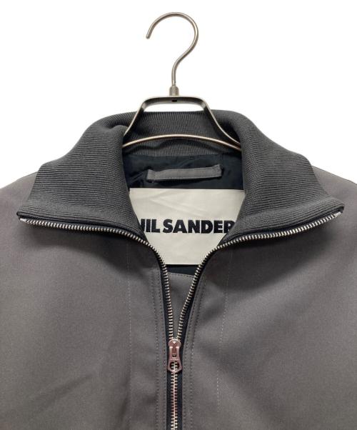 JIL SANDER（ジルサンダー）JIL SANDER (ジルサンダー) ハイネックブルゾン グレー サイズ:44の古着・服飾アイテム