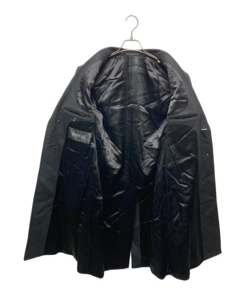 GUCCI（グッチ）GUCCI (グッチ) ウールコート ブラック サイズ:44の古着・服飾アイテム