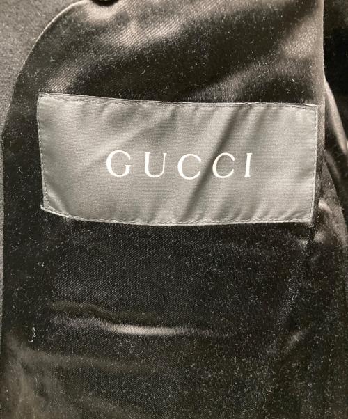GUCCI（グッチ）GUCCI (グッチ) ウールコート ブラック サイズ:44の古着・服飾アイテム