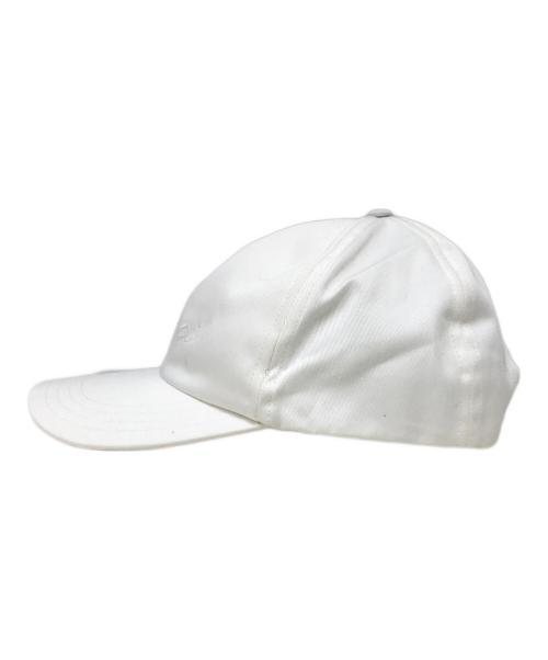 GUCCI（グッチ）GUCCI (グッチ) エンブロイダリー ベースボールキャップ ホワイト サイズ:L(59cm)の古着・服飾アイテム