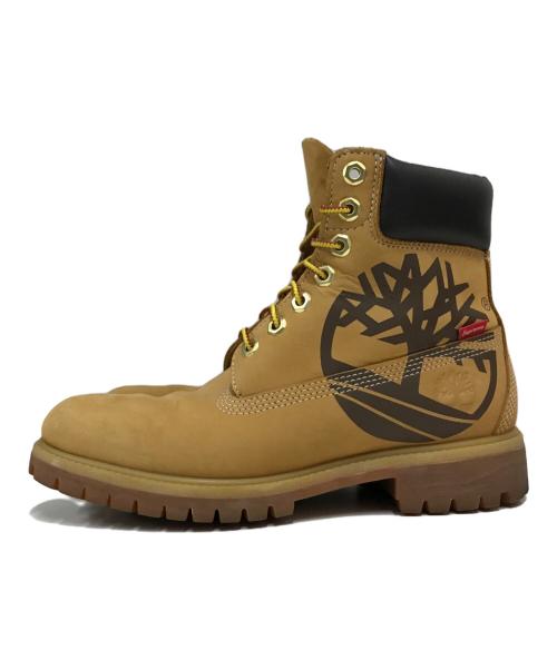 SUPREME（シュプリーム）Supreme (シュプリーム) Timberland (ティンバーランド) Big Logo 6 Inch Premium Waterproof Boot ブラウン サイズ:25.5cmの古着・服飾アイテム