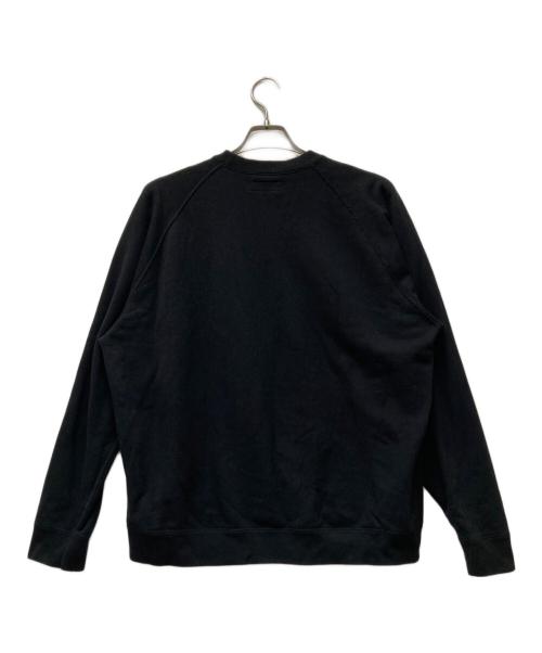 Graphpaper（グラフペーパー）Graphpaper (グラフペーパー) ループウィラーラグランスウェット ブラック サイズ:SIZE1の古着・服飾アイテム