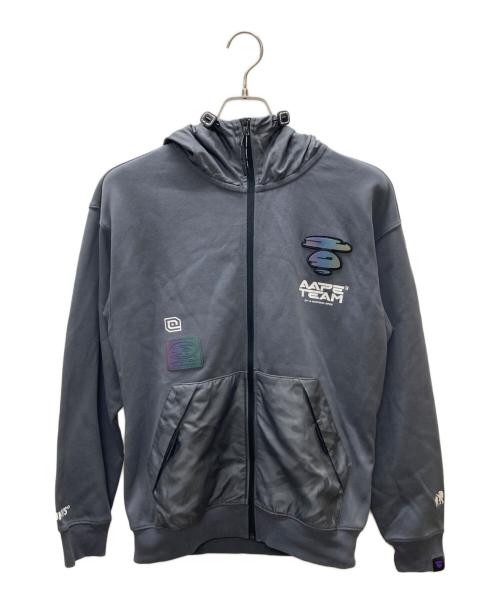 Aape BY A BATHING APE（エーエイプ バイ アベイシングエイプ）Aape BY A BATHING APE (エーエイプ バイ アベイシングエイプ) AAPE ZIP UP SWEATER グレー サイズ:Sの古着・服飾アイテム