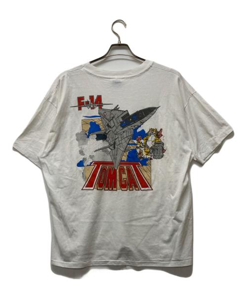 Hanes（ヘインズ）Hanes (ヘインズ) トムキャットプリントTシャツ ホワイト サイズ:XLの古着・服飾アイテム