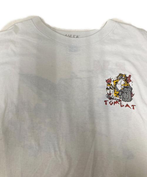 Hanes（ヘインズ）Hanes (ヘインズ) トムキャットプリントTシャツ ホワイト サイズ:XLの古着・服飾アイテム
