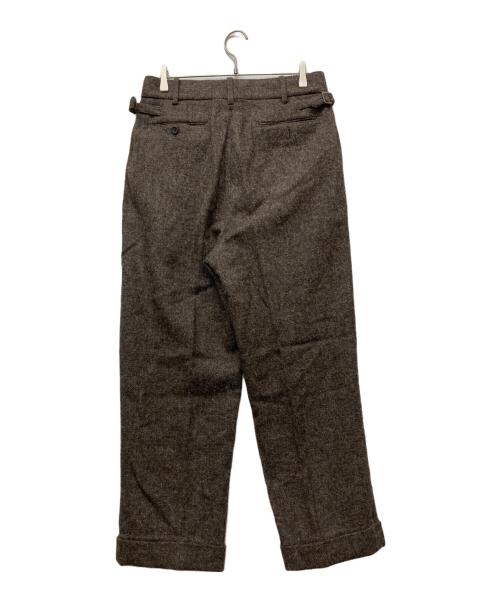 A.PRESSE（アプレッセ）A.PRESSE (アプレッセ) Tweed Two Tack Trousers ブラウン サイズ:1の古着・服飾アイテム