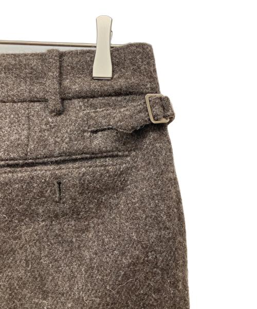 A.PRESSE（アプレッセ）A.PRESSE (アプレッセ) Tweed Two Tack Trousers ブラウン サイズ:1の古着・服飾アイテム