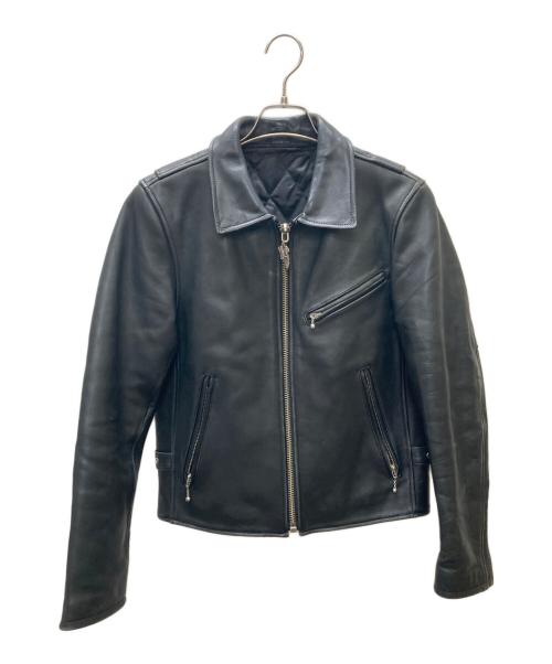HARLEY-DAVIDSON（ハーレーダビッドソン）HARLEY-DAVIDSON (ハーレーダビッドソン) カウレザーライダースジャケット ブラック サイズ:Mの古着・服飾アイテム