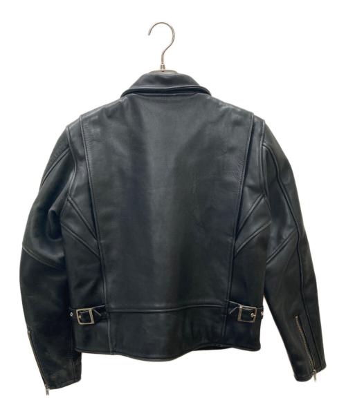 HARLEY-DAVIDSON（ハーレーダビッドソン）HARLEY-DAVIDSON (ハーレーダビッドソン) カウレザーライダースジャケット ブラック サイズ:Mの古着・服飾アイテム