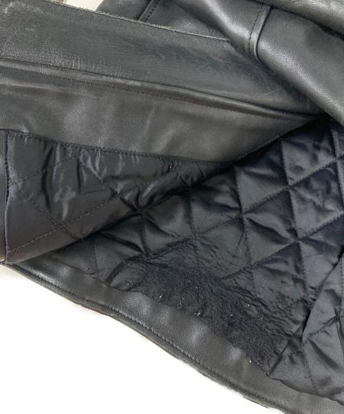 HARLEY-DAVIDSON（ハーレーダビッドソン）HARLEY-DAVIDSON (ハーレーダビッドソン) カウレザーライダースジャケット ブラック サイズ:Mの古着・服飾アイテム