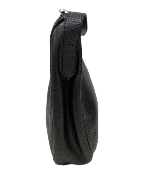 Yves Saint Laurent（イヴサンローラン）Yves Saint Laurent (イヴサンローラン) ヴィンテージロゴレザーショルダーバッグ ブラックの古着・服飾アイテム