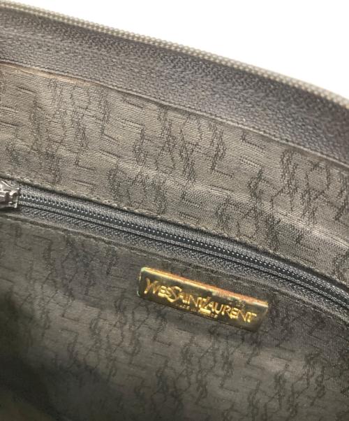 Yves Saint Laurent（イヴサンローラン）Yves Saint Laurent (イヴサンローラン) ヴィンテージロゴレザーショルダーバッグ ブラックの古着・服飾アイテム