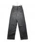 YANUK (ヤヌーク) JOAN Loose Straight デニムパンツ ブラック サイズ:W22：10000円