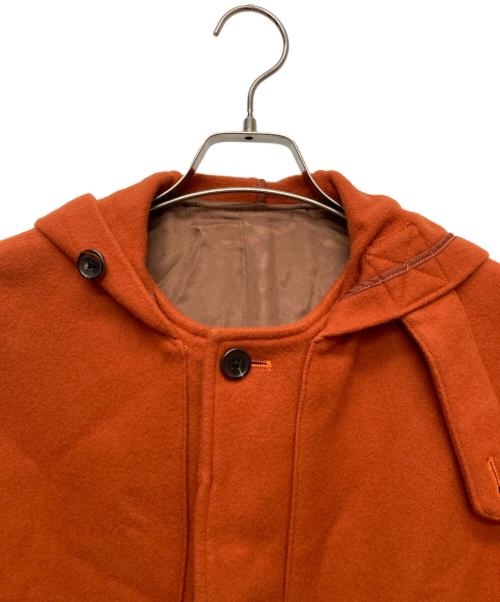 Y's for men（ワイズフォーメン）Y'S for men (ワイズフォーメン) ウールフーデッドコート オレンジ サイズ:-の古着・服飾アイテム