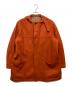 Y'S for men（ワイズフォーメン）の古着「ウールフーデッドコート」｜オレンジ