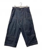 s’yteサイト）の古着「ダブルニーペインターデニムパンツ」｜インディゴ