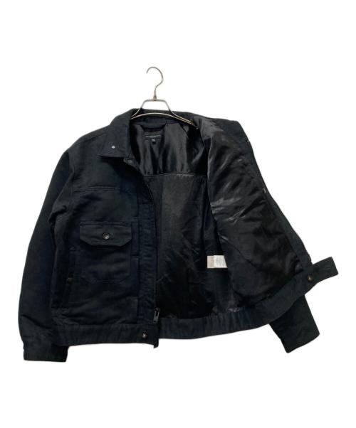 Engineered Garments（エンジニアドガーメンツ）Engineered Garments (エンジニアードガーメンツ) TRUCKER JACKET FAKE SUEDE ブラック サイズ:XSの古着・服飾アイテム