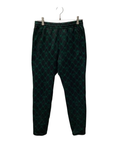 South2 West8（サウスツー ウエストエイト）South2 West8 (サウスツー ウエストエイト) トラックパンツ ブラック×グリーン サイズ:Sの古着・服飾アイテム
