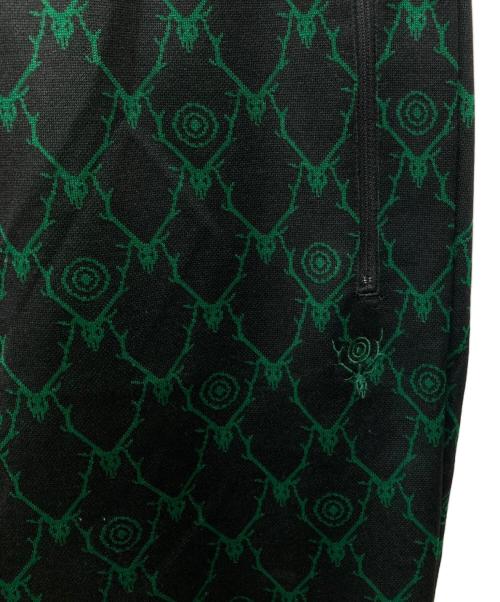 South2 West8（サウスツー ウエストエイト）South2 West8 (サウスツー ウエストエイト) トラックパンツ ブラック×グリーン サイズ:Sの古着・服飾アイテム