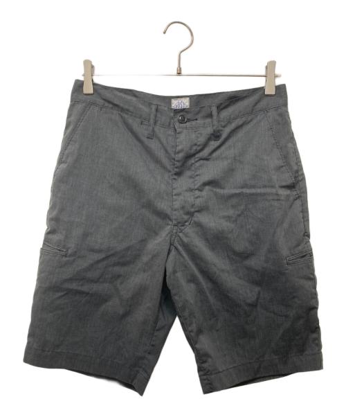 POST O'ALLS（ポストオーバーオールズ）POST O'ALLS (ポストオーバーオールズ) Cruz Shorts LP1 グレー サイズ:Sの古着・服飾アイテム