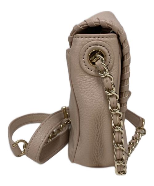 TORY BURCH（トリーバーチ）TORY BURCH (トリーバーチ) チェーンショルダーバッグ ベージュの古着・服飾アイテム