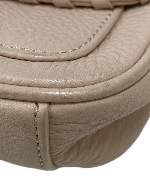 TORY BURCH（トリーバーチ）TORY BURCH (トリーバーチ) チェーンショルダーバッグ ベージュの古着・服飾アイテム