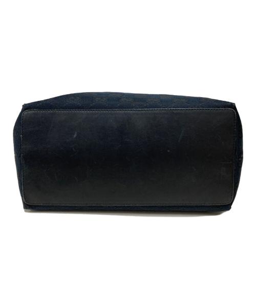 GUCCI（グッチ）GUCCI (グッチ) GGキャンバストートバッグ ブラックの古着・服飾アイテム