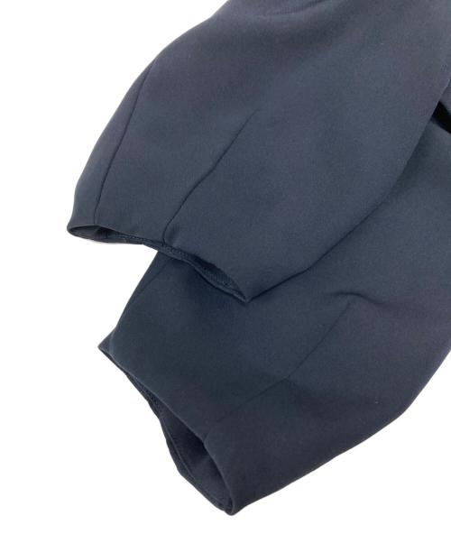 ENFOLD（エンフォルド）ENFOLD (エンフォルド) PEツイル フレア シャツドレス ネイビー サイズ:SIZE36の古着・服飾アイテム