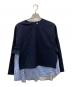 ENFOLD（エンフォルド）の古着「プルオーバーブラウス」｜ネイビー×ブルー