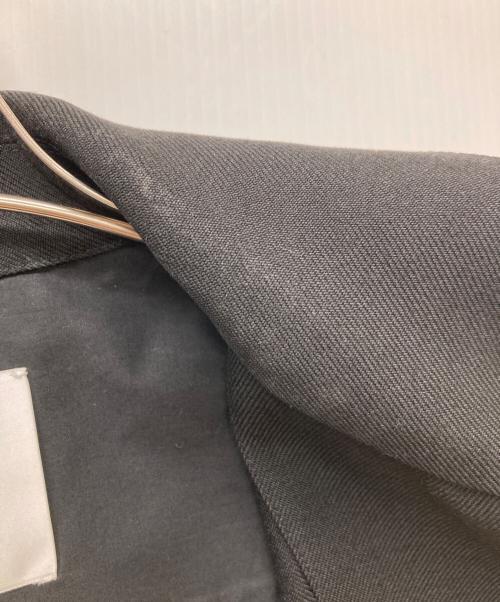 JIL SANDER（ジルサンダー）JIL SANDER (ジルサンダー) ZIP OVERSHIRT JACKET/ウールジップアップシャツジャケット ブラック サイズ:44の古着・服飾アイテム