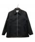 JIL SANDER（ジルサンダー）の古着「ZIP OVERSHIRT JACKET/ウールジップアップシャツジャケット」｜ブラック