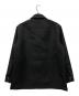 JIL SANDER (ジルサンダー) ZIP OVERSHIRT JACKET/ウールジップアップシャツジャケット ブラック サイズ:44：60000円