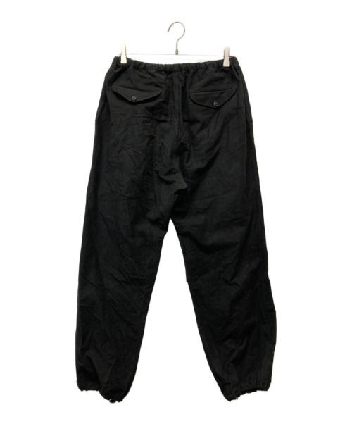 COMOLI（コモリ）COMOLI (コモリ) モールスキン ニータックパンツ ブラック サイズ:1の古着・服飾アイテム