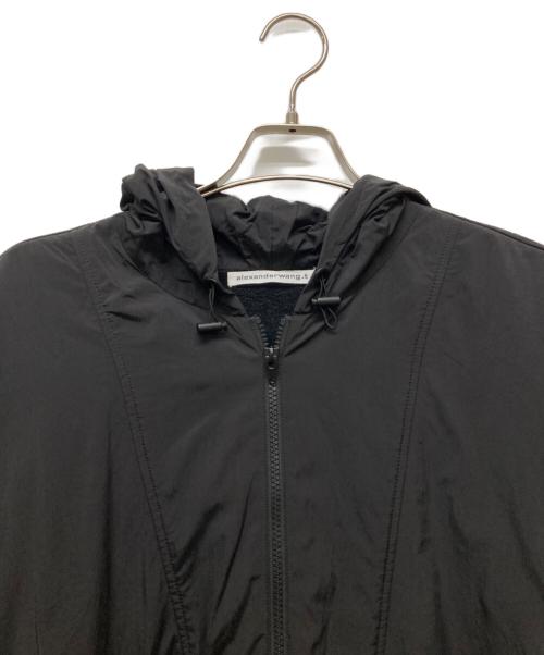 ALEXANDER WANG（アレキサンダー・ワン）ALEXANDER WANG  (アレキサンダー・ワン) ハーフジップナイロンジャケット ブラック サイズ:M/Lの古着・服飾アイテム