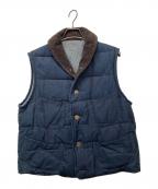 45Rフォーティファイブ・アール）の古着「ショールカラーダウンベスト」｜ネイビー