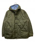 45Rフォーティファイブ・アール）の古着「フーデッドキルティングジャケット」｜オリーブ