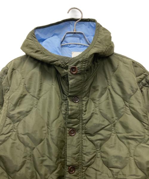 45R（フォーティファイブ・アール）45R (フォーティファイブ・アール) フーデッドキルティングジャケット オリーブ サイズ:-の古着・服飾アイテム