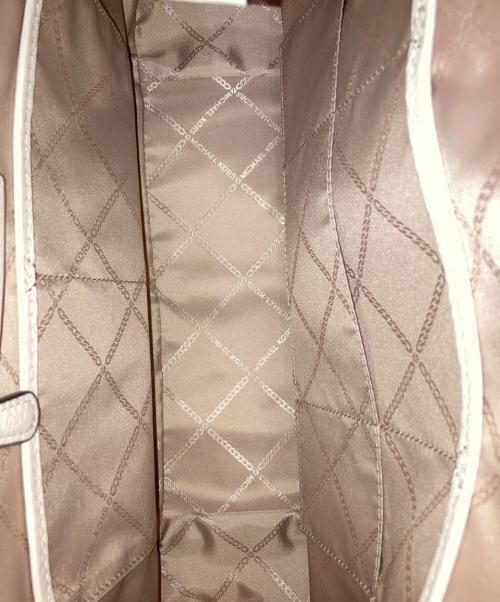 MICHAEL KORS（マイケル・コース）MICHAEL KORS (マイケルコース) Torebka Grandトートバッグ アイボリーの古着・服飾アイテム