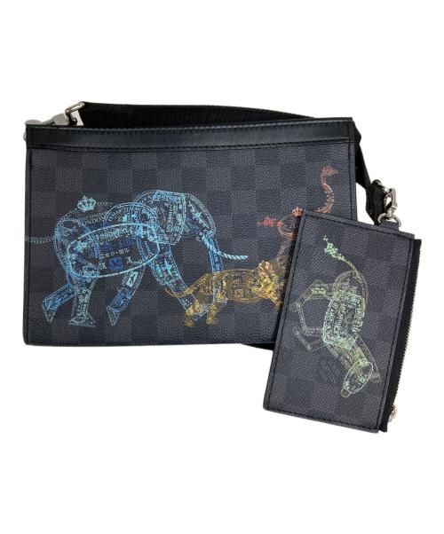 LOUIS VUITTON（ルイ ヴィトン）LOUIS VUITTON (ルイ ヴィトン) ガストン・ウエアラブル ウォレット ブラックの古着・服飾アイテム