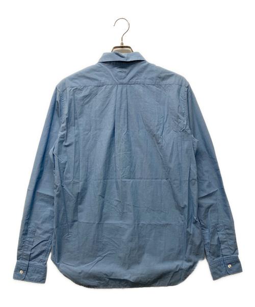 KAPITAL（キャピタル）KAPITAL (キャピタル) ピンタックラウンドカラーシャツ ブルー サイズ:3の古着・服飾アイテム