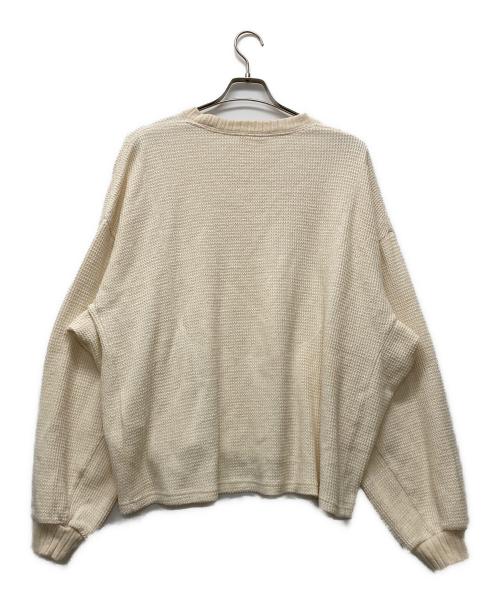 refomed（リフォメッド）refomed (リフォメッド) AZEAMI THERMAL TEE アイボリー サイズ:2の古着・服飾アイテム