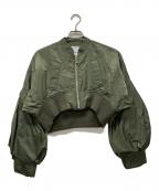 UN3D.アンスリード）の古着「ボンバージャケット」｜グリーン