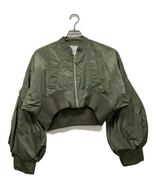 UN3D.（アンスリード）UN3D. (アンスリード) ボンバージャケット グリーン サイズ:36の古着・服飾アイテム