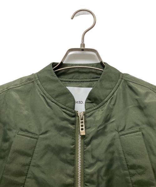 UN3D.（アンスリード）UN3D. (アンスリード) ボンバージャケット グリーン サイズ:36の古着・服飾アイテム