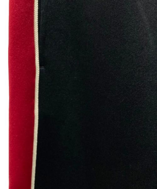 CELINE（セリーヌ）CELINE (セリーヌ) ダブルフェイスジャージートラックロングパンツ レッド×ブラック サイズ:XSの古着・服飾アイテム