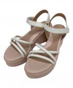 COLE HAANコールハーン）の古着「グランド アンビション アディソン フラットフォーム ウェッジ」｜ピンク