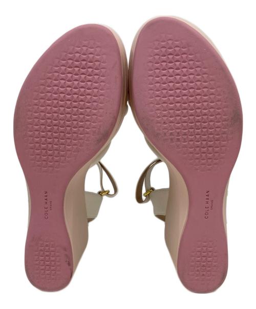 COLE HAAN（コールハーン）COLE HAAN (コールハーン) グランド アンビション アディソン フラットフォーム ウェッジ ピンク サイズ:37の古着・服飾アイテム